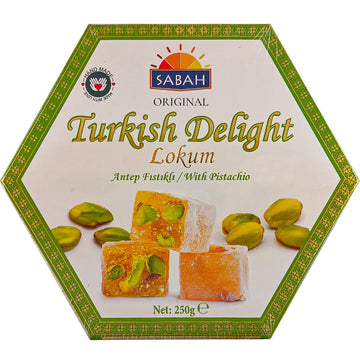 Turkish Delight with pistachio SABAH 250 g