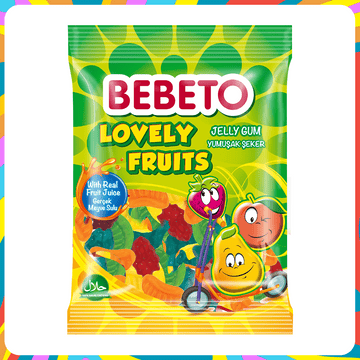 Желирани бонбони BEBETO Микс 80 гр
